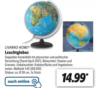 Lidl Livarno home leuchtglobus Angebot