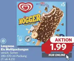 Combi Langnese Eis Multipackungen Angebot