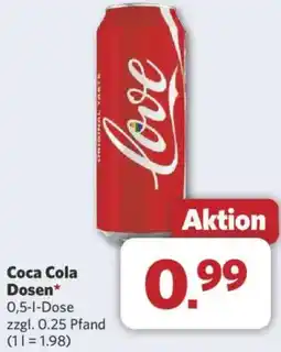 Combi Coca Cola Dosen Angebot