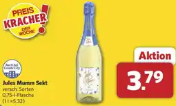 Combi Jules Mumm Sekt Angebot