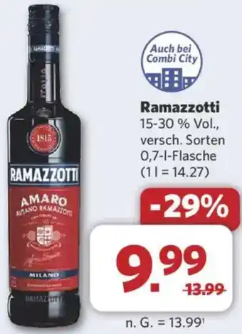 Combi Ramazzotti Angebot