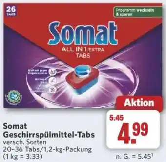 Combi Somat Geschirrspülmittel-Tabs Angebot