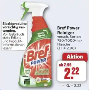 Combi Bref Power Reiniger Angebot