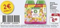 Combi Airwick Fresh Matic Max Nachfüller Duopack Angebot
