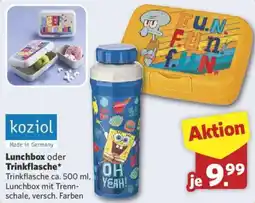 Combi Koziol Lunchbox oder Trinkflasche Angebot