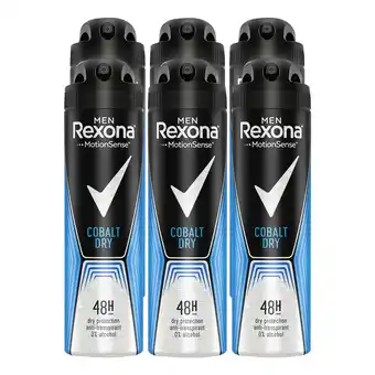 Netto Marken-Discount Rexona Deospray Men Cobalt 150 ml, 6er Pack Angebot