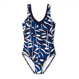 Netto Marken-Discount Schiesser Damen Badeanzug Marine Leaf Angebot