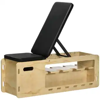 Netto Marken-Discount HOMCOM Hantelbank Buche, Kunstleder Angebot