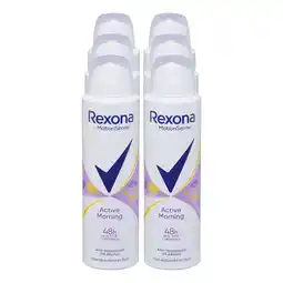 Netto Marken-Discount Rexona Deospray Active Morning 150 ml, 6er Pack Angebot