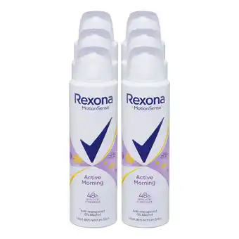 Netto Marken-Discount Rexona Deospray Active Morning 150 ml, 6er Pack Angebot