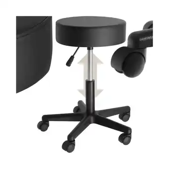 Netto Marken-Discount tectake Rollhocker, höhenverstellbar und 360° drehbar, gute Polsterung, Belastbarkeit 150 kg Angebot