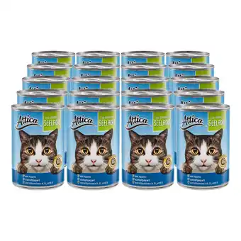 Netto Marken-Discount Attica Katzennahrung Seelachs 415g, 20er Pack Angebot