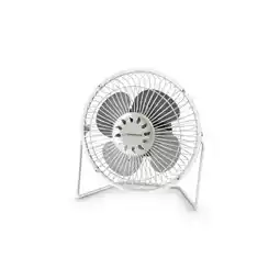 Netto Marken-Discount Tragbarer Ventilator mit USB Anschluss - weiß Kabellänge 1,2 m 2,5W Angebot