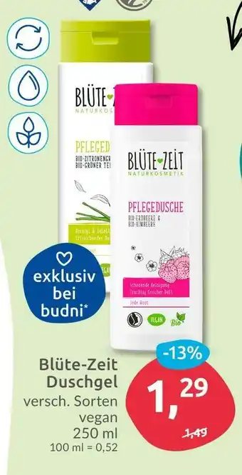 Budni Blüte-zeit duschgel Angebot