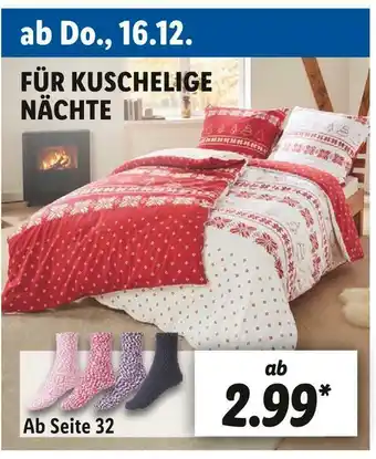 Lidl Für kuschelige nächte Angebot