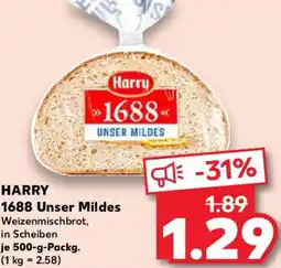 Kaufland HARRY 1688 Unser Mildes Angebot