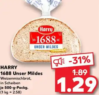 Kaufland HARRY 1688 Unser Mildes Angebot