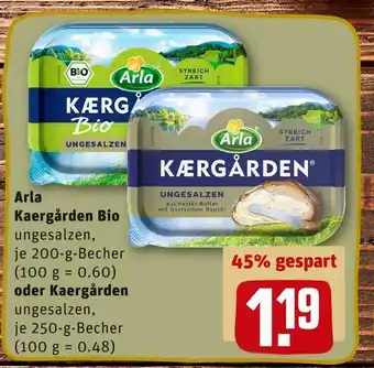 REWE Arla kaergården bio oder kaergården Angebot