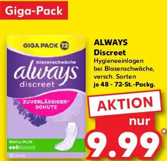 Kaufland ALWAYS Discreet Angebot