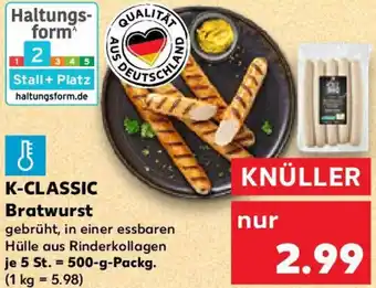Kaufland K-CLASSIC Bratwurst Angebot