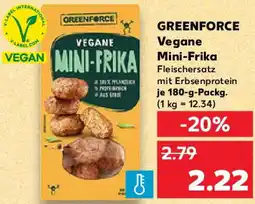 Kaufland GREENFORCE Vegane Mini-Frika Angebot