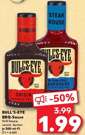 Kaufland BULL'S-EYE BBQ-Sauce Angebot
