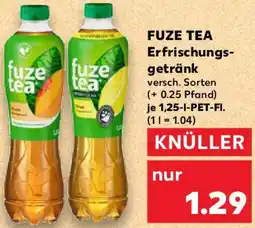 Kaufland FUZE TEA Erfrischungsgetränk Angebot