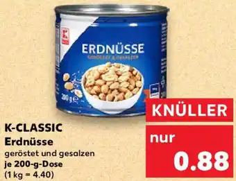 Kaufland K-CLASSIC Erdnüsse Angebot