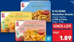 Kaufland K-CLASSIC Backofen-Snacks Angebot