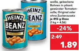 Kaufland HEINZ Beanz Angebot