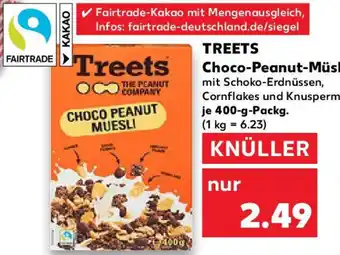 Kaufland TREETS Choco-Peanut-Müsli Angebot