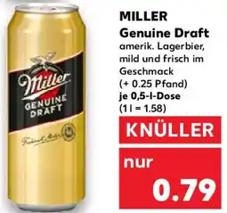 Kaufland MILLER Genuine Draft Angebot