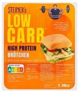 Kaufland Steiner's Low Carb High Protein Brötchen Angebot