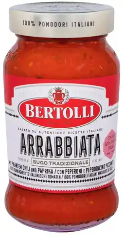 Kaufland Bertolli Arrabbiata Pasta Sauce Angebot