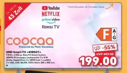 Kaufland Coocaa UHD-Smart-TV 43R5GY Angebot