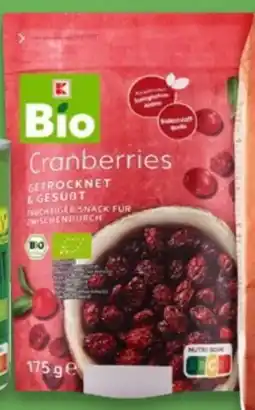 Kaufland K-Bio Cranberries Angebot