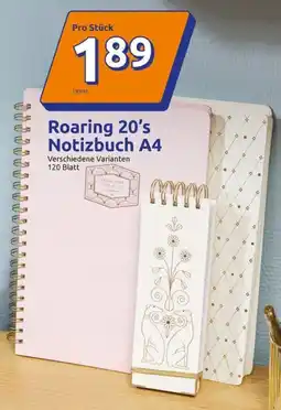 Action Roaring 20's Notizbuch A4 Angebot