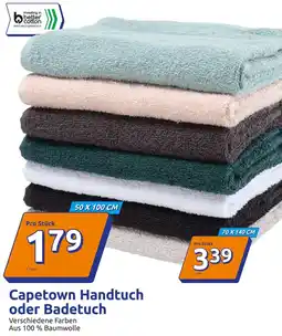 Action Capetown Handtuch oder Badetuch Angebot
