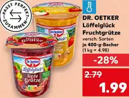 Kaufland DR. OETKER Löffelglück Fruchtgrütze Angebot