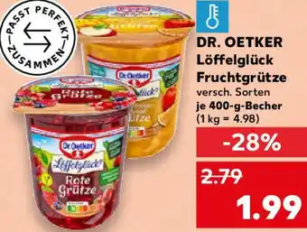 Kaufland DR. OETKER Löffelglück Fruchtgrütze Angebot