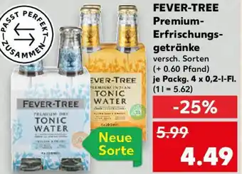 Kaufland FEVER-TREE Premium Erfrischungsgetränke Angebot