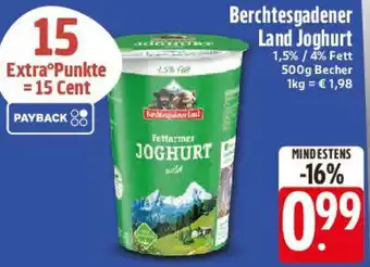 Edeka Berchtesgadener Land Joghurt Angebot