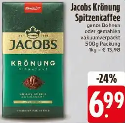 Edeka Jacobs Krönung Spitzenkaffee Angebot