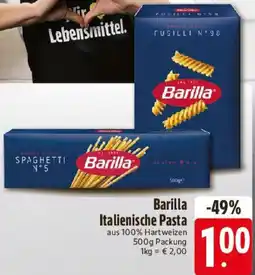 E-Center Barilla Italienische Pasta Angebot