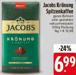 E-Center Jacobs Krönung Spitzenkaffee Angebot