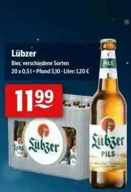 Getränke Hoffmann Lübzer Angebot