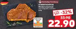 Kaufland K-WERTSCHÄTZE Rinderrumpsteak Angebot