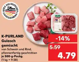 Kaufland K-PURLAND Gulasch gemischt Angebot