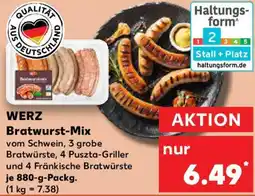 Kaufland WERZ Bratwurst-Mix Angebot