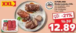 Kaufland K-PURLAND Rinderrouladen XXL Angebot